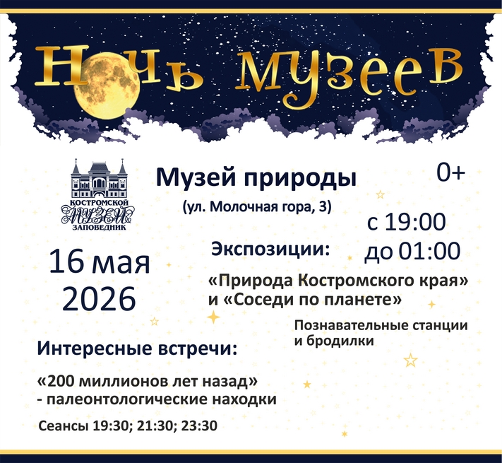 Ночь музеев — 2026. Полная программа
