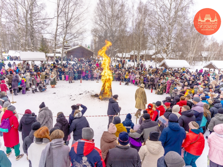 Широкая Масленица в Костромском музее-заповеднике: как это было. Большой фотоотчёт
