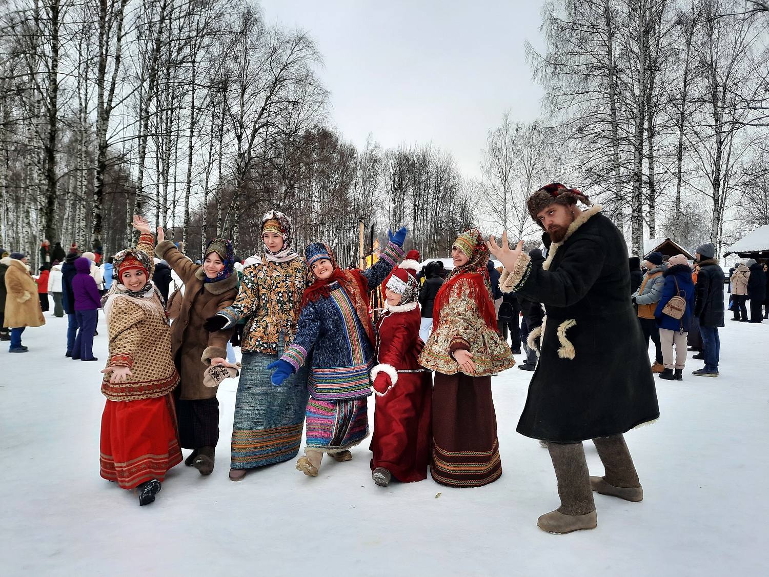 Празднование Масленицы в Костромской Слободе: большой фотоотчёт